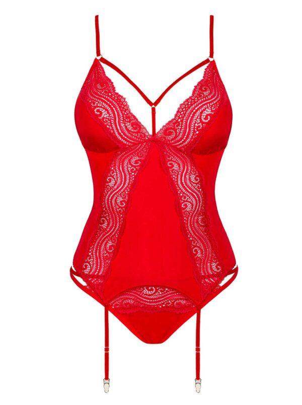 Diyosa Corset et culotte - Rouge – Image 8