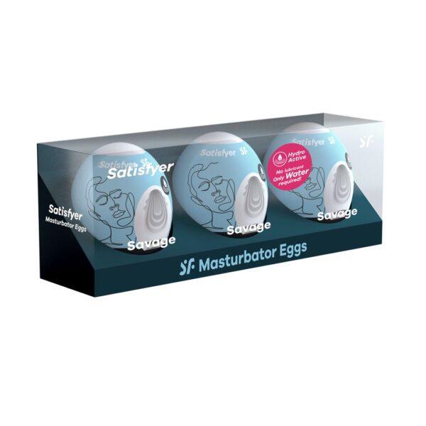 Ensemble Oeufs masturbateurs 3 pièces Savage – Image 3