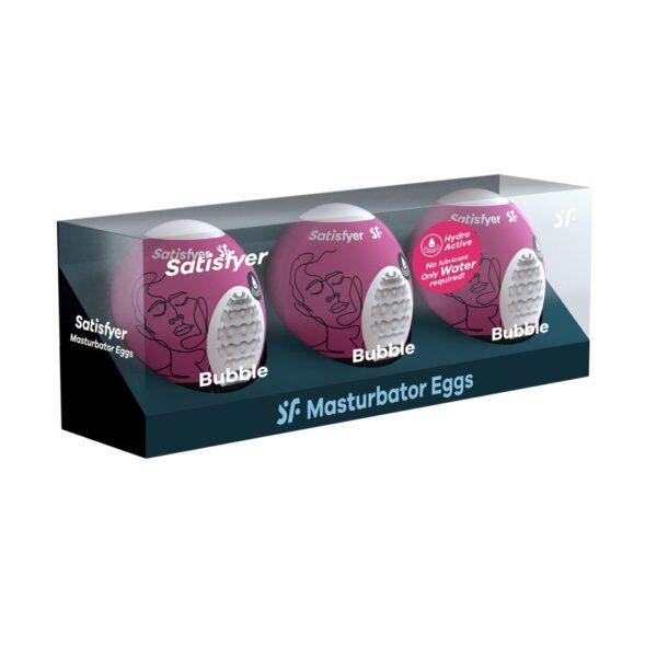 Ensemble Oeufs masturbateurs 3 pièces Bubble – Image 3