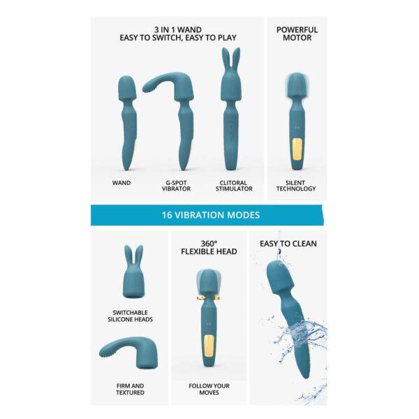 Stimulateur vibromasseur R-Evolution - Teal Me – Image 17