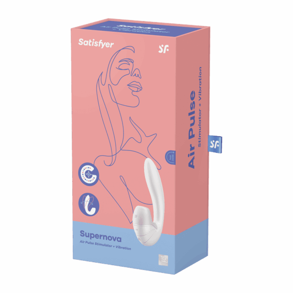 Supernova - Blanc Stimulateur clitoridien et Vibromasseur point G Satisfyer – Image 9