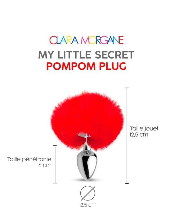 My little secret pompom plug - rouge – Image 5