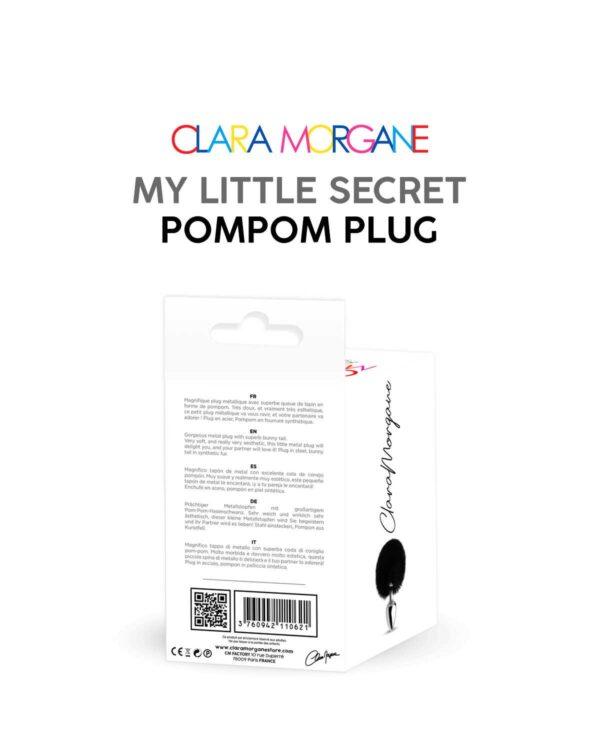My little secret pompom plug - noir – Image 3