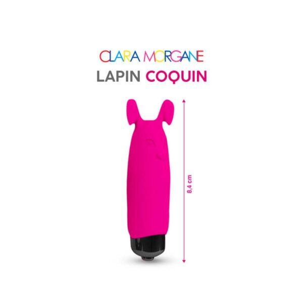 Mini vibromasseur Lapin Coquin Clara Morgane - Rose – Image 3