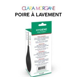 Poire à lavement Clara Morgane - Noir