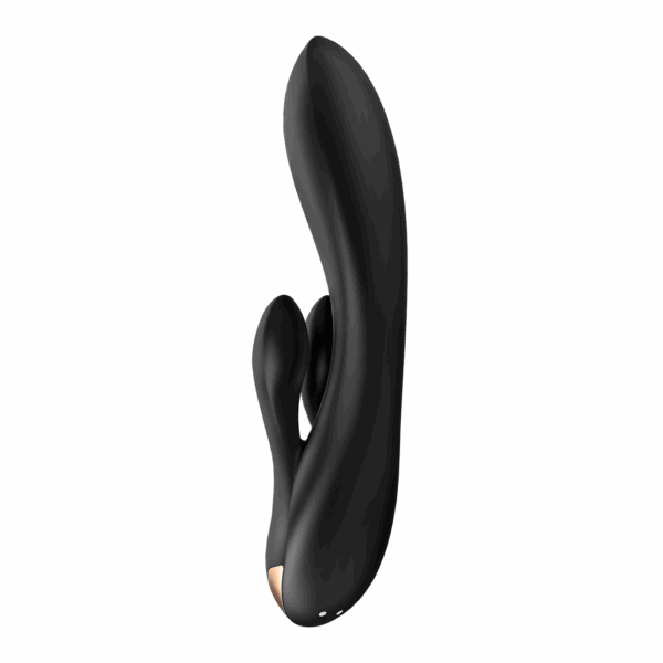 Double Flex Connect Noir Vibromasseur rabbit Satisfyer – Image 4