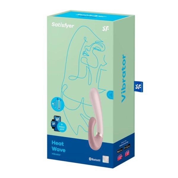 Heat Wave Connect App - Mauve Stimulateur clitoridien et Vibromasseur point G Satisfyer – Image 7