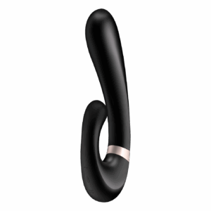 Heat Wave Connect App - Noir Stimulateur clitoridien et Vibromasseur point G Satisfyer