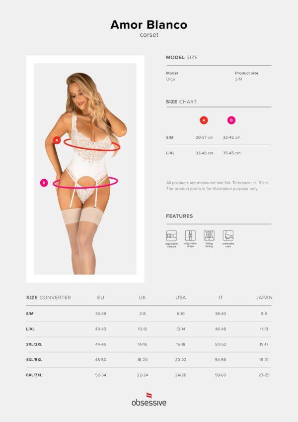 Corset et string blanc Amor Blanco – Image 10