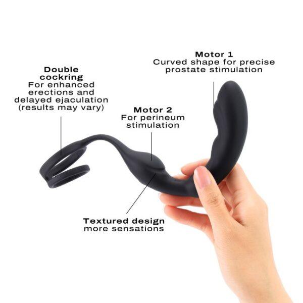 Stimulateur de prostate Dorcel P-Ring - Noir – Image 3