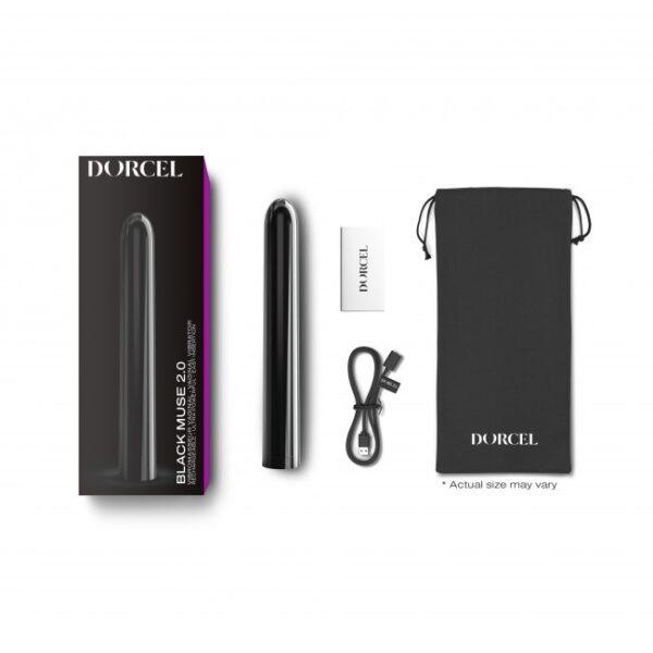 Vibromasseur Dorcel Black Muse 2.0 19 cm - Noir – Image 5