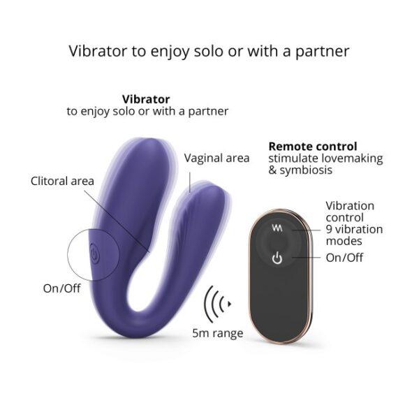 MATCH UP - Midnight Indigo - Jouet pour couple télécommandé – Image 3