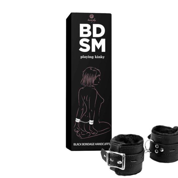 Menottes de bondage noires - Secret play - BDSM collection – Image 6