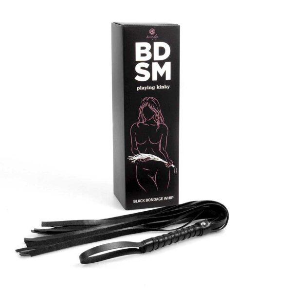 Fouet de bondage noire - Secret play - BDSM collection – Image 5