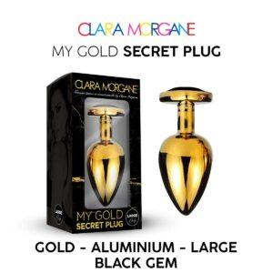My Gold Secret Plug - Noir