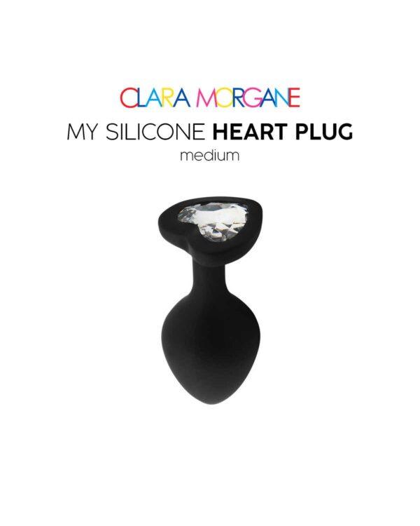 My Silicone Heart Plug - Noir – Image 3
