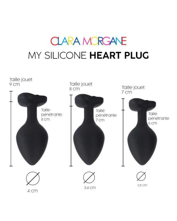 My Silicone Heart Plug - Noir – Image 7