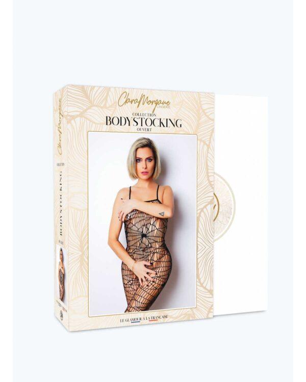 Le numéro 7 bodystocking Clara Morgane - Noir – Image 4