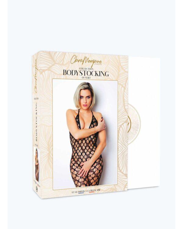 Le numéro 11 bodystocking Clara Morgane - Noir – Image 4
