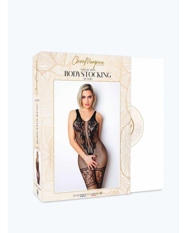 Le numéro 14 bodystocking Clara Morgane - Noir – Image 4