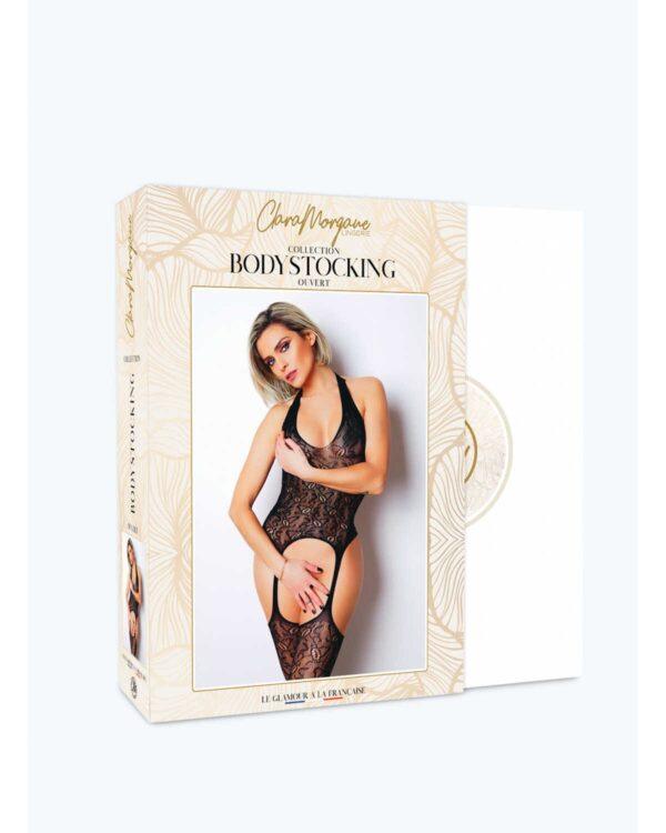Le numéro 16 bodystocking Clara Morgane - Noir – Image 4