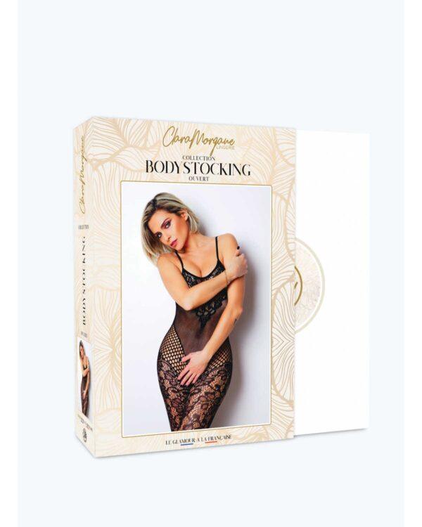 Le numéro 19 bodystocking Clara Morgane - Noir – Image 4