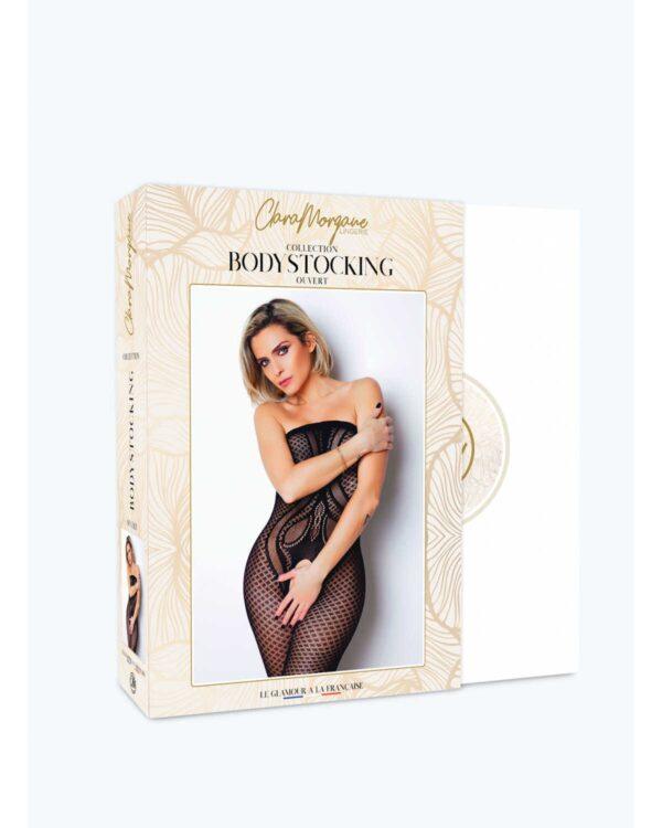Le numéro 20 bodystocking Clara Morgane - Noir – Image 4