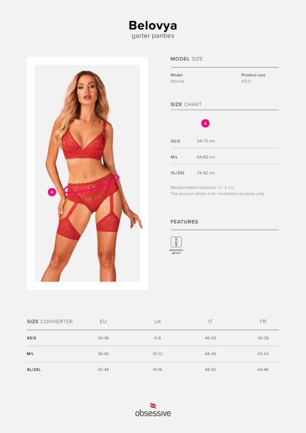 Belovya Culotte jarretière Rouge – Image 14