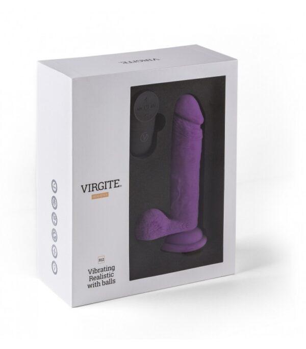 VIBROMASSEUR RÉALISTE "R12" 14.4CM AVEC TÉLÉCOMMANDE VIOLET – Image 7