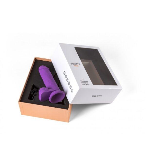 VIBROMASSEUR RÉALISTE "R12" 14.4CM AVEC TÉLÉCOMMANDE VIOLET – Image 6