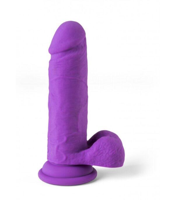 VIBROMASSEUR RÉALISTE "R12" 14.4CM AVEC TÉLÉCOMMANDE VIOLET