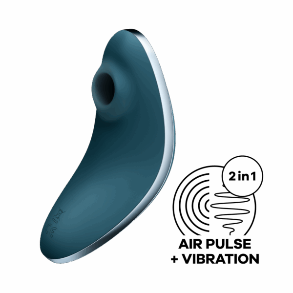 Vulva Lover Stimulateur et vibromasseur Satisfyer - Bleu