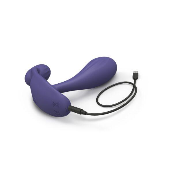 Witty vibromasseur et stimulateur clitoridien- Midnight indigo – Image 5
