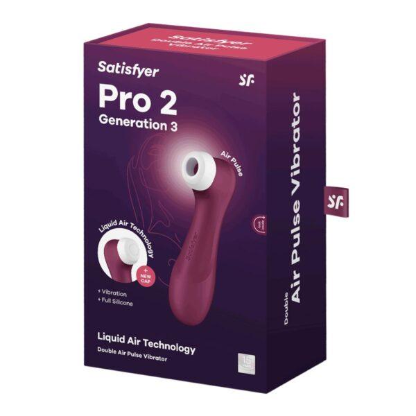 Pro 2 Génération 3 Air pluse - Bordeaux Satisfyer