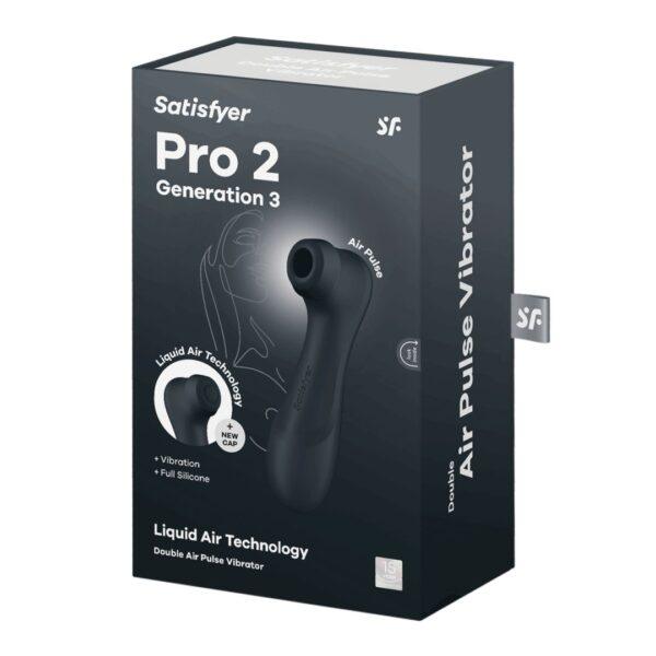 Pro 2 Génération 3 Air pulse - Noir Satisfyer