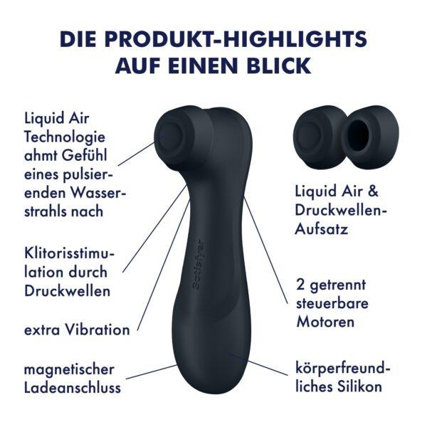 Pro 2 Génération 3 Air pulse - Noir Satisfyer – Image 4