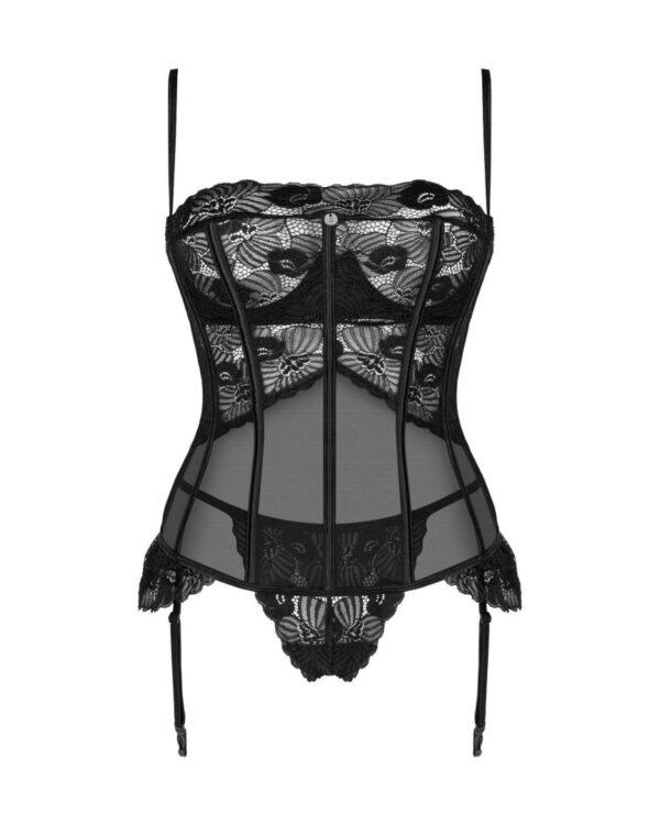 Serena love Corset - noir – Image 8