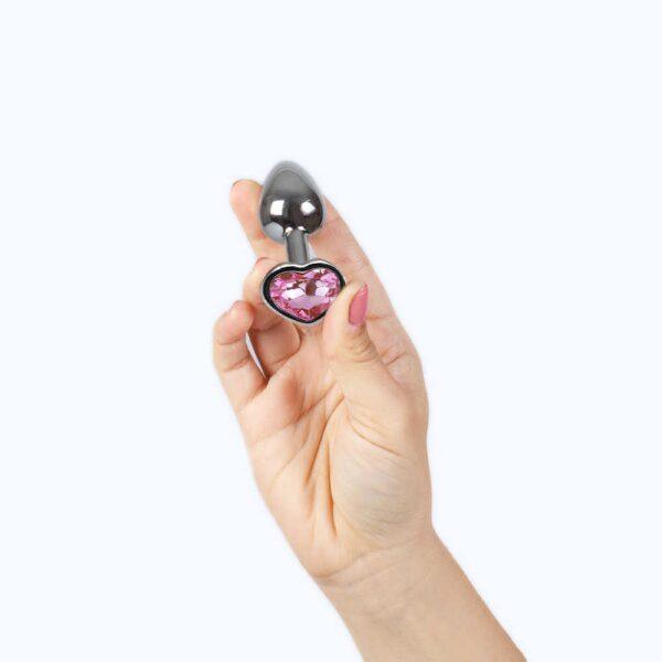 Plug anal secret play - Coeur rose – Image 5