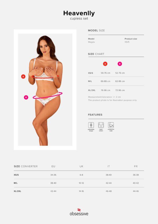 Heavenlly ensemble ouvert - Blanc – Image 10