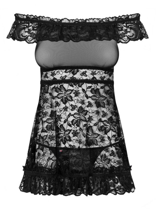 Flores babydoll - Noir – Image 6