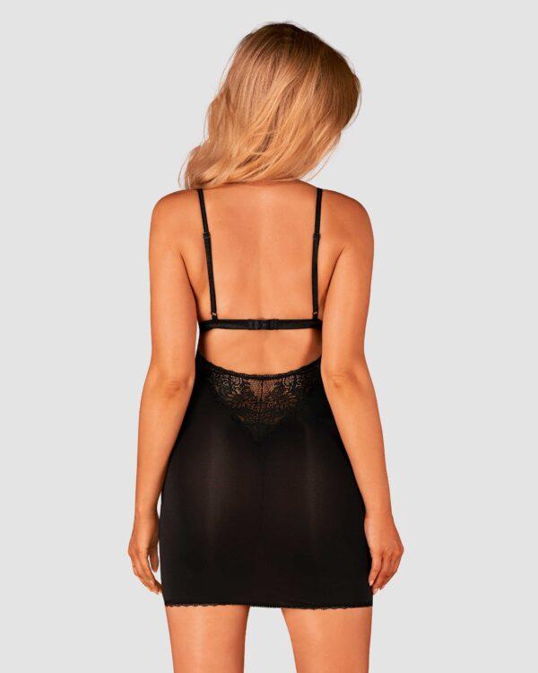 Maderris nuisette et String - Noire – Image 7