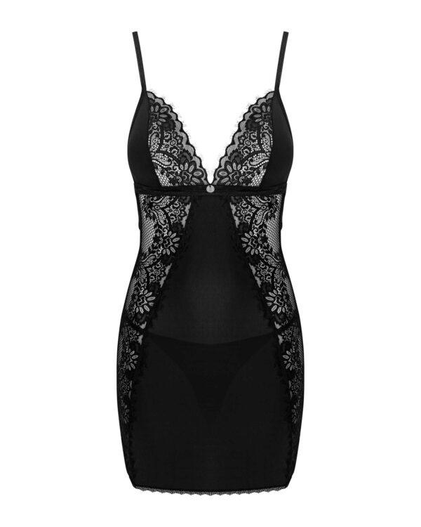 Maderris nuisette et String - Noire – Image 8