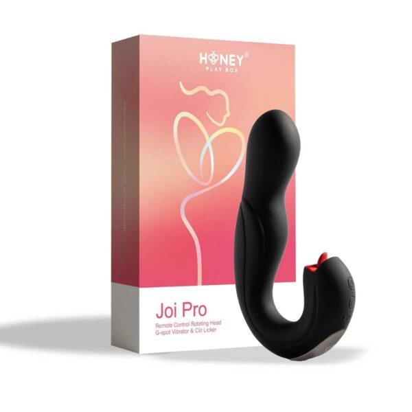 Joi Pro 2 Black - Vibrateur - lécheur de clitoris rotatif à tête télécommandée pour le point G – Image 7