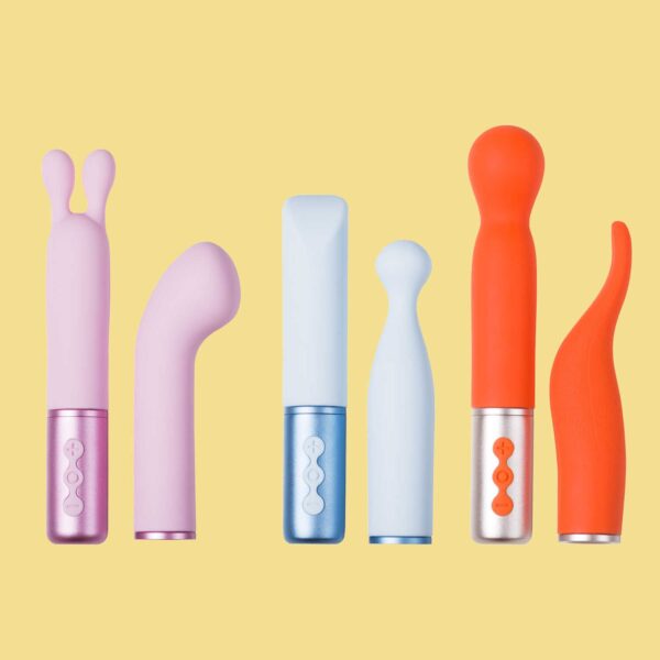 Padparadscha - The naughty collection - Vibromasseur à tête interchangeable Rose – Image 5