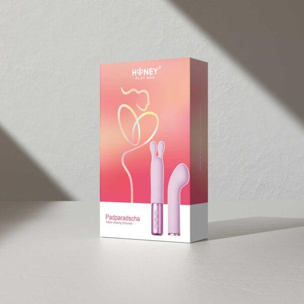 Padparadscha - The naughty collection - Vibromasseur à tête interchangeable Rose – Image 4