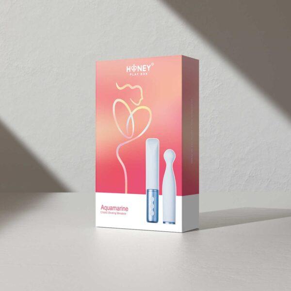 Aquamarine - The naughty collection - Vibromasseur à tête interchangeable Bleu – Image 4