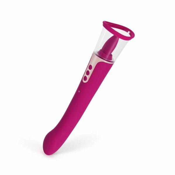 Succion - Vibromasseur 3 en 1 vibrant, léchant et Aspirant – Image 8