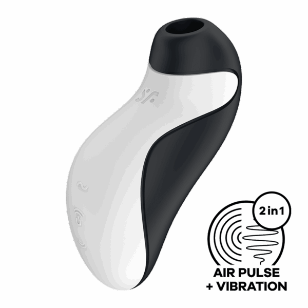 Orca stimulateur clitoridien et vibromasseur - Noir Satisfyer