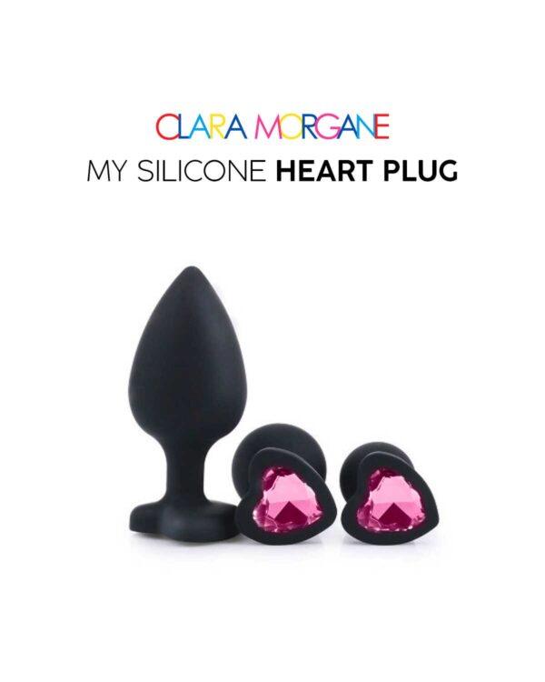 My Silicone Heart Plug - Gem rose – Image 3