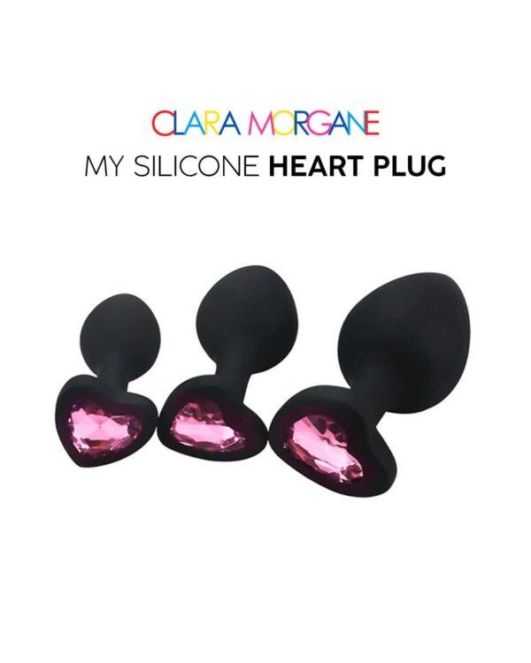 My Silicone Heart Plug - Gem rose – Image 4